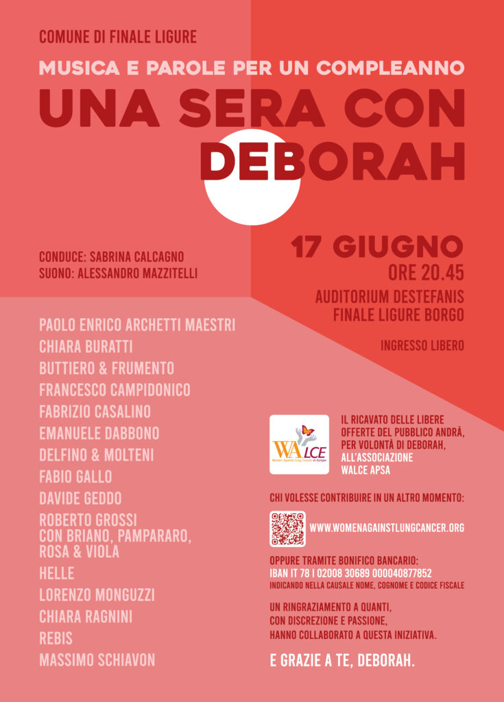 serata per deborah cover sito